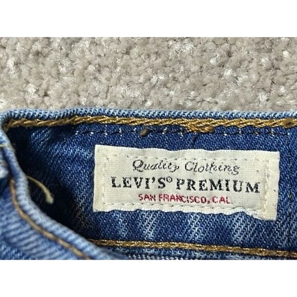 Levi's Ribcage Straight Jeans Womens Plus Size 20W Ankle Length Stretch Denim - Picture 8 of 11